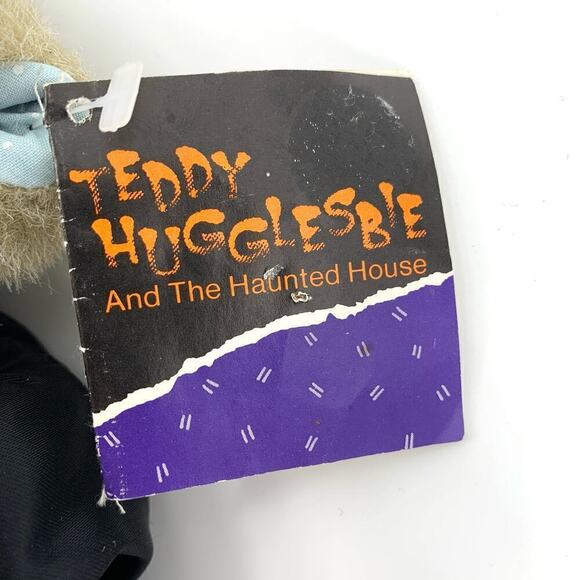 VTG ‘90 Gibson Greetings Masked w/Cape 5” Teddy Bear Plush NOS Teddy Hugglesbie - Picture 5 of 7